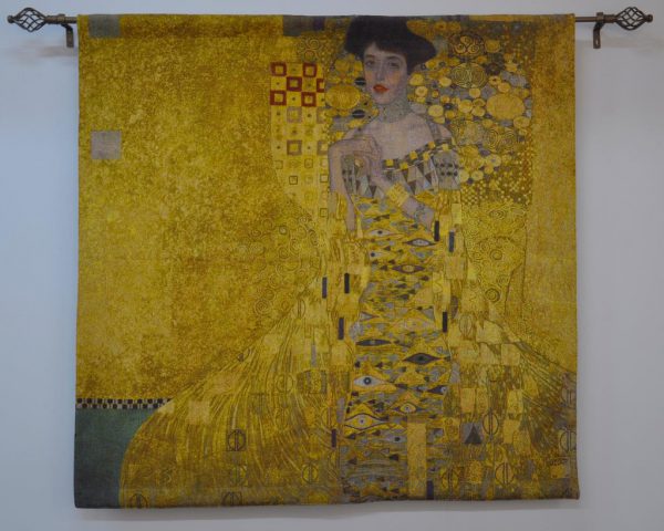 Exclusief wandkleed - Gustav Klimt - Woman in Gold - 100 x 100 cm