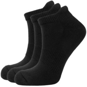 Bamboe sneaker sokken 3 paar wit en/of zwart