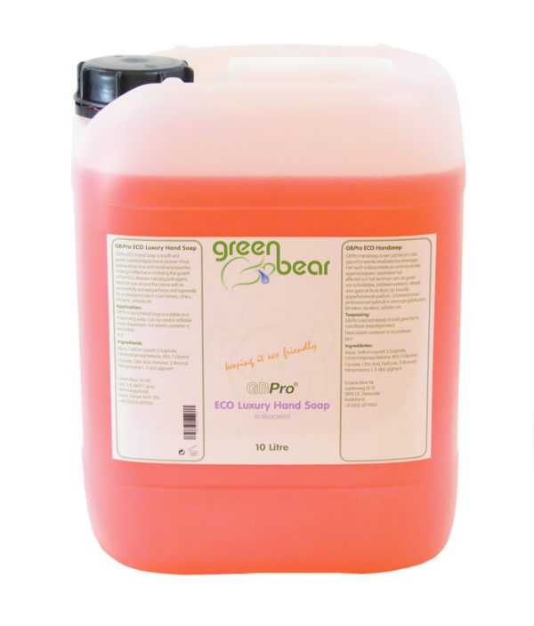 GBPro Eco Anti-Bacterieel vloeibare Luxe Hand Zeep - zacht voor de gevoelige huid - 10 Liter