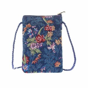 Smartphone Tasje - Flower Meadow blauw - William Kilburn