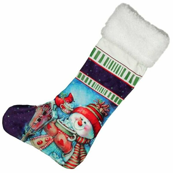 Kerstsok - Christmas Stocking - Snowman - sokken - Kerst