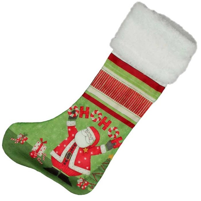 Kerstsok - Christmas Stocking -Kerstman - HoHoHo - sokken - Kerst