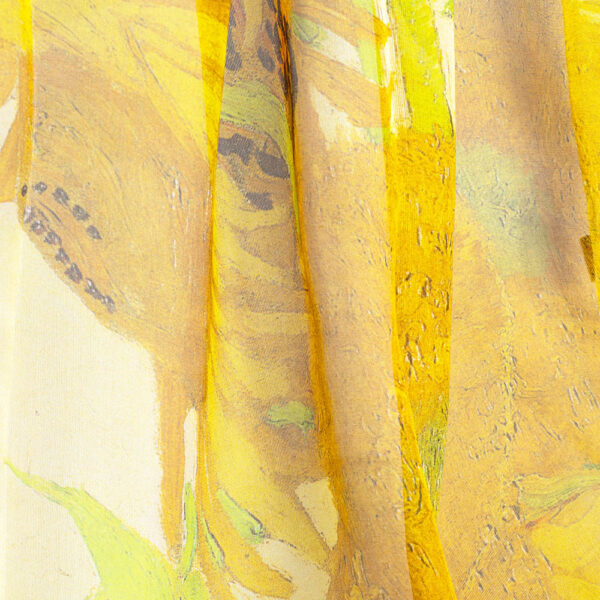 Sjaal - Sunflower - Zonnebloemen - Vincent van Gogh - 100% pure zijde - 180 x 52 cm