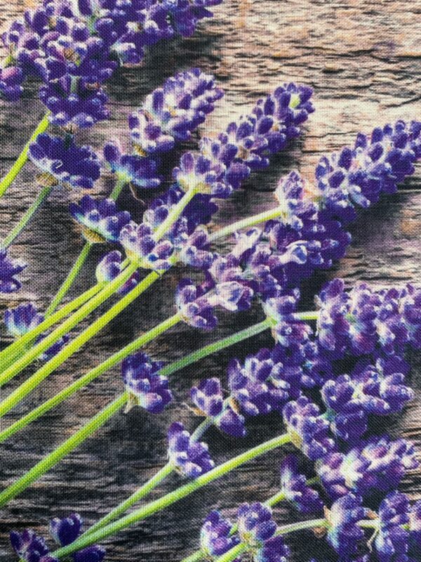 Placemat - bedrukt - Lavendel - Bruin Hout - 30 x 45 cm